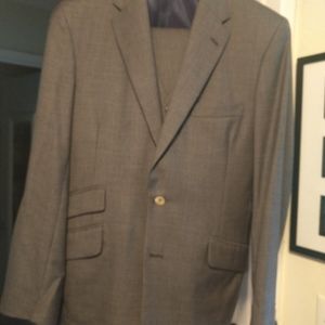 H Freeman Gray Tweed Suit with Vest